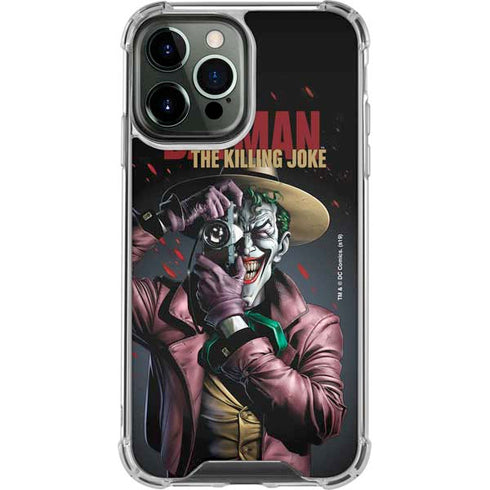 DC Comics The Joker Killing Joke Cover Art by Brian Bolland iPhone 13 Pro Max Clear Case